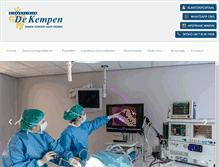 Tablet Screenshot of dierenkliniekdekempen.nl